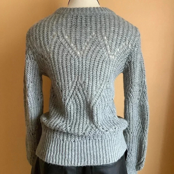 ABERCROMBIE & FITCH Wool/Alpaca Cable Knit Sweater Size S - Picture 3 of 16